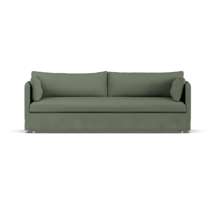 Linnevik sofa - Same Forest 6677-hvidolieret eg, 4-pers., med skørt - 1898
