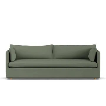 Linnevik sofa - Same Forest 6677-hvidolieret eg, 4-pers., med skørt - 1898