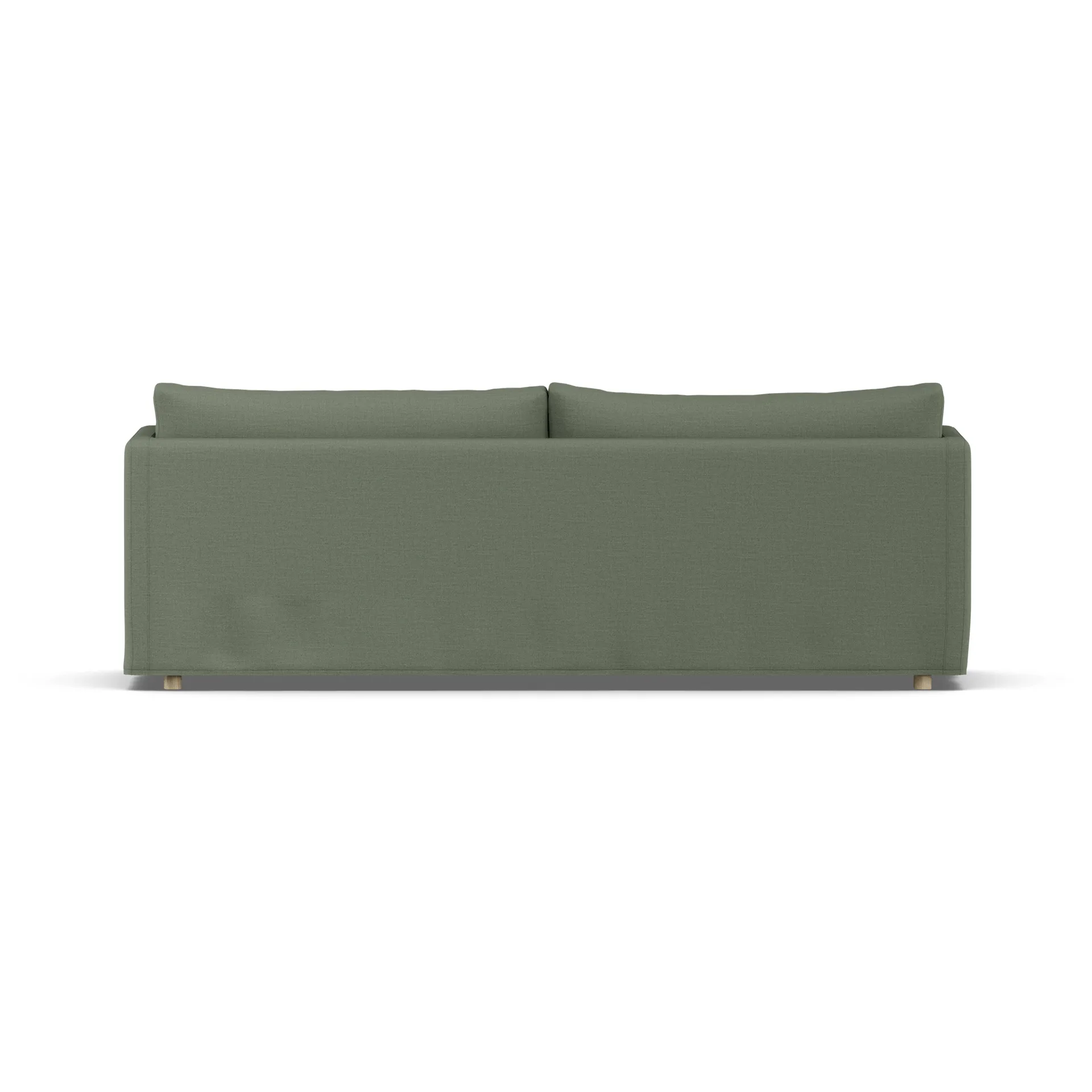 Linnevik sofa, Same Forest 6677-hvidolieret eg, 4-pers., med skørt 1898