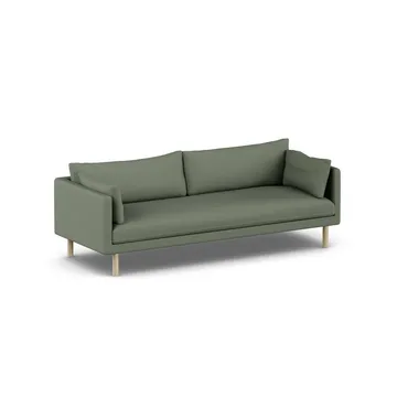 Linnevik sofa - Same Forest 6677-hvidolieret eg, 4-pers., uden skørt - 1898
