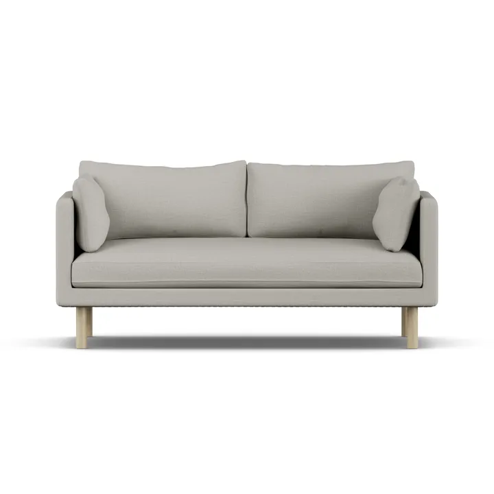 Linnevik sofa - Same Grey 6673-hvidolieret eg, 2-pers. - 1898