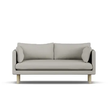 Linnevik sofa - Same Grey 6673-hvidolieret eg, 2-pers. - 1898
