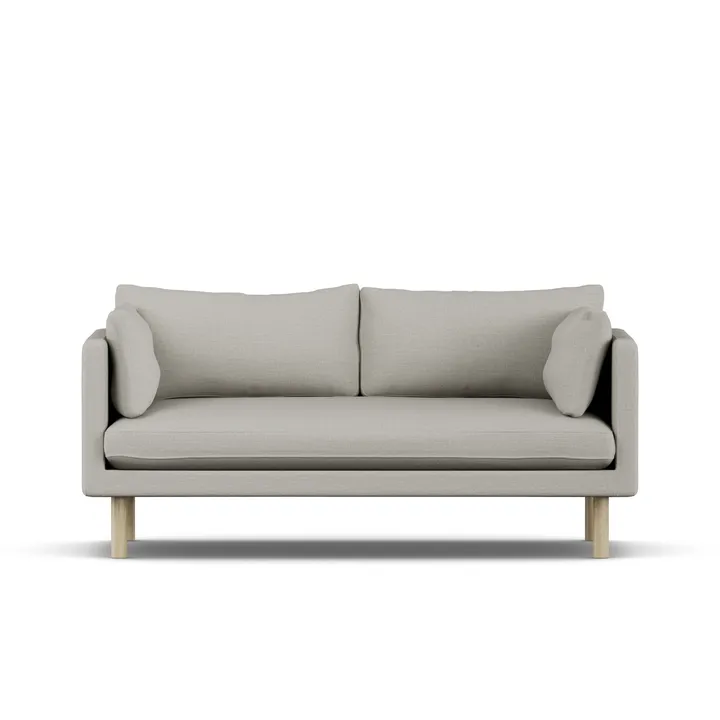 Linnevik sofa - Same Grey 6673-hvidolieret eg, 2-pers. - 1898