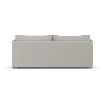 Linnevik sofa - Same Grey 6673-hvidolieret eg, 3-pers., med skørt - 1898