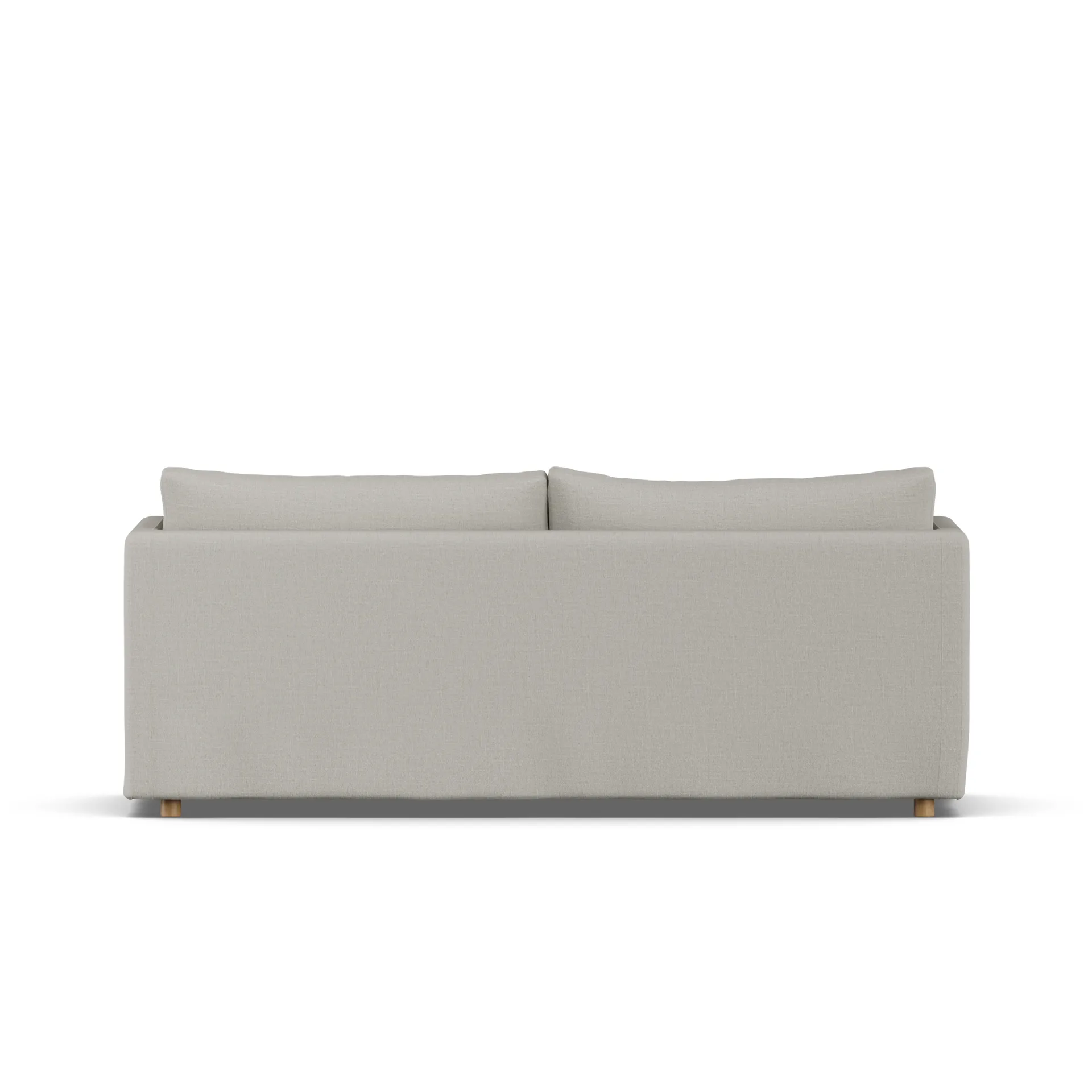 Linnevik sofa, Same Grey 6673-hvidolieret eg, 3-pers., med skørt 1898