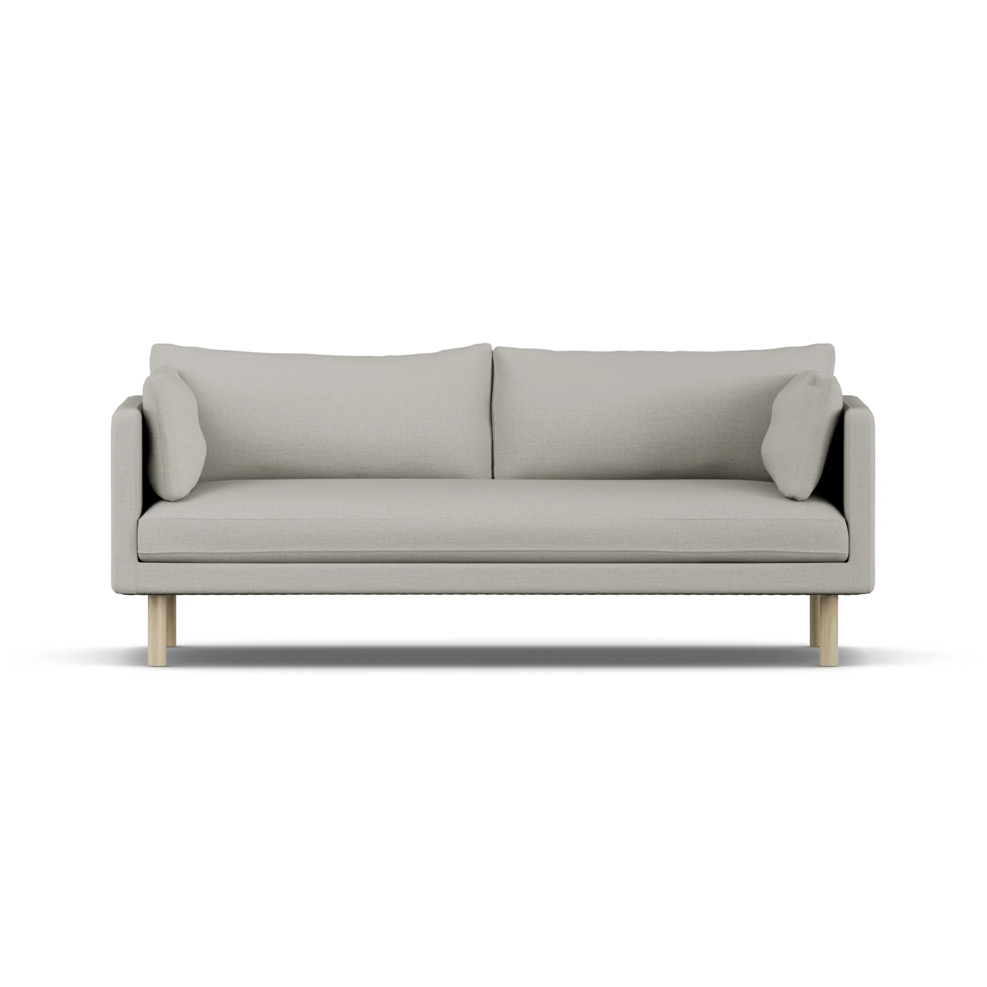 Linnevik sofa, Same Grey 6673-hvidolieret eg, 3-pers., uden skørt 1898