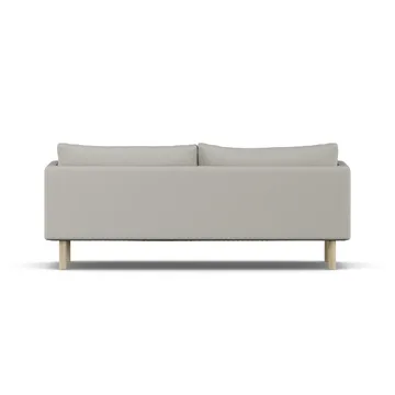 Linnevik sofa - Same Grey 6673-hvidolieret eg, 3-pers., uden skørt - 1898
