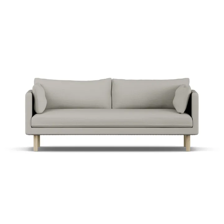 Linnevik sofa - Same Grey 6673-hvidolieret eg, 3-pers. - 1898
