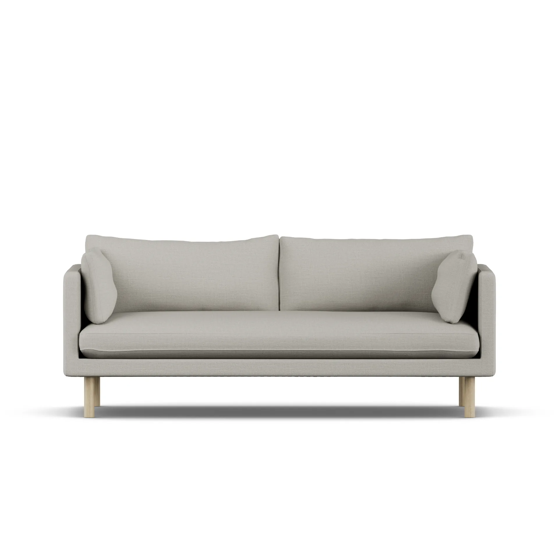 Linnevik sofa, Same Grey 6673-hvidolieret eg, 3-pers. 1898