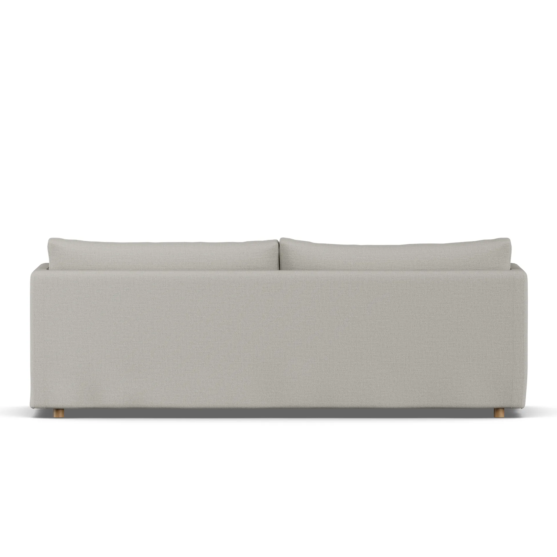Linnevik sofa, Same Grey 6673-hvidolieret eg, 4-pers., med skørt 1898