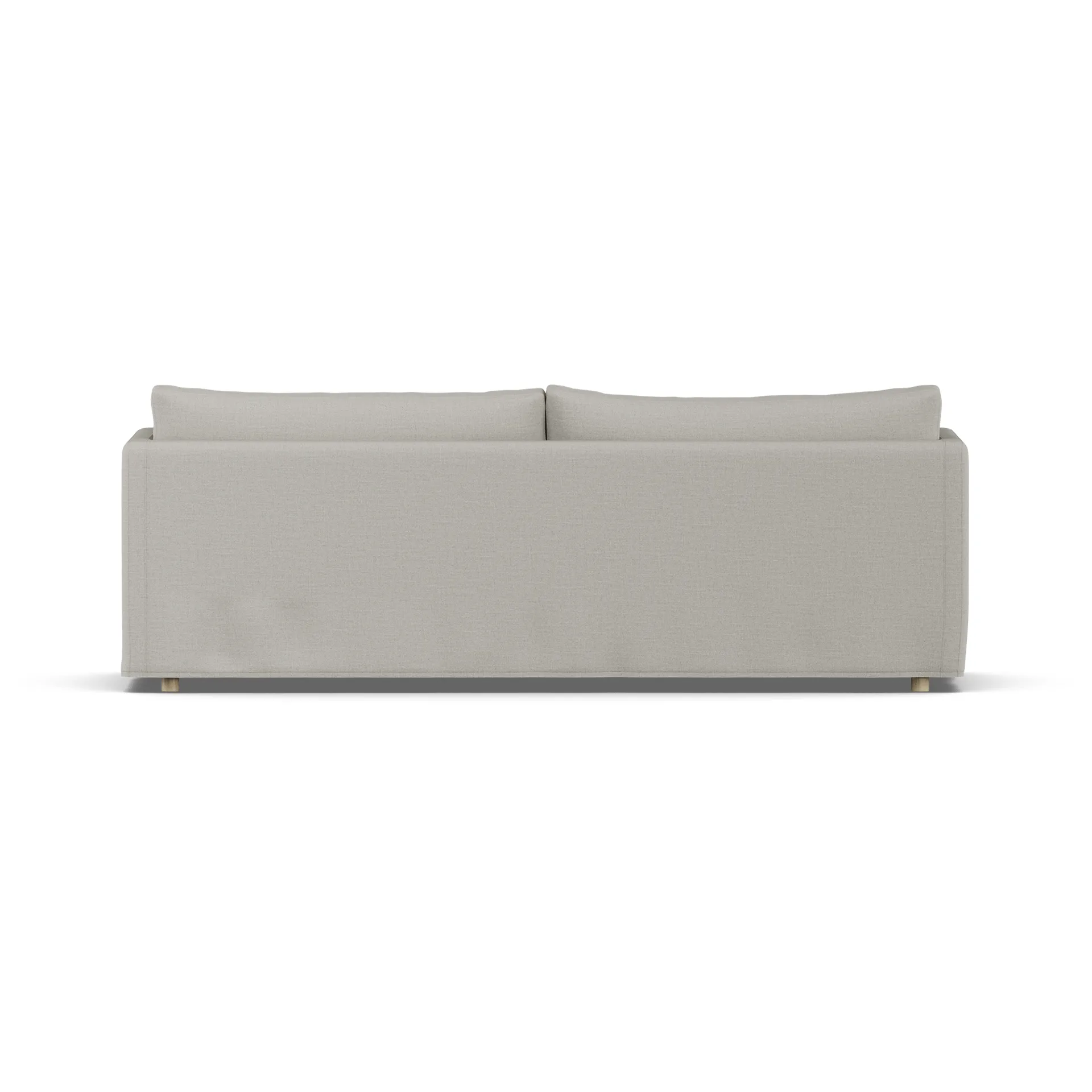 Linnevik sofa, Same Grey 6673-hvidolieret eg, 4-pers., med skørt 1898