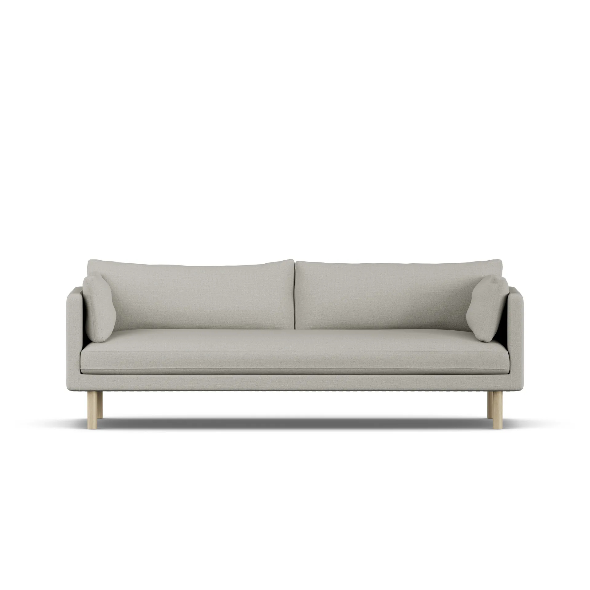 Linnevik sofa, Same Grey 6673-hvidolieret eg, 4-pers., uden skørt 1898