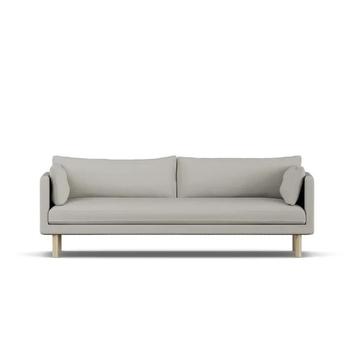 Linnevik sofa - Same Grey 6673-hvidolieret eg, 4-pers. - 1898