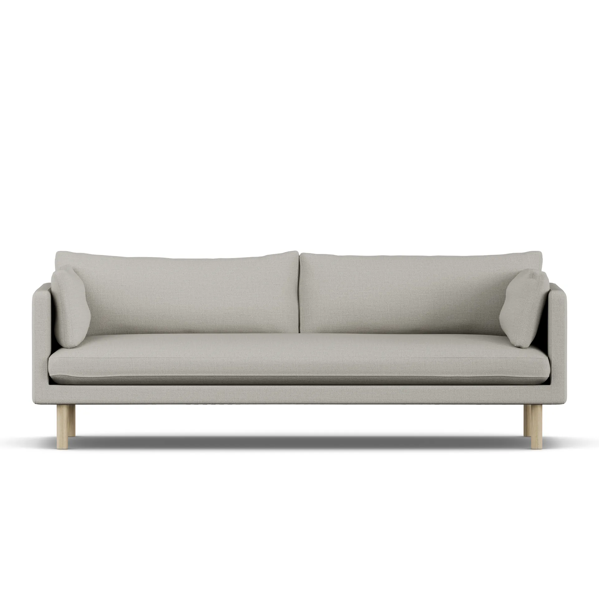 Linnevik sofa, Same Grey 6673-hvidolieret eg, 4-pers. 1898