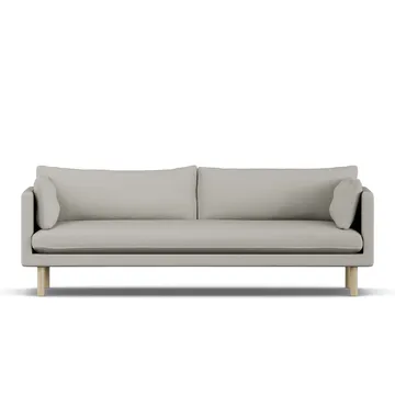 Linnevik sofa - Same Grey 6673-hvidolieret eg, 4-pers. - 1898