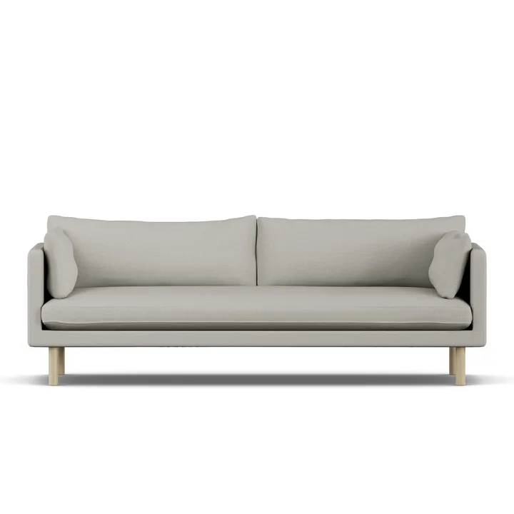 Linnevik sofa - Same Grey 6673-hvidolieret eg, 4-pers. - 1898
