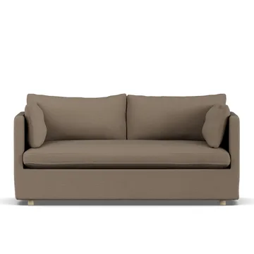Linnevik sofa - Same Mole 6674-hvidolieret eg, 2-pers., med skørt - 1898