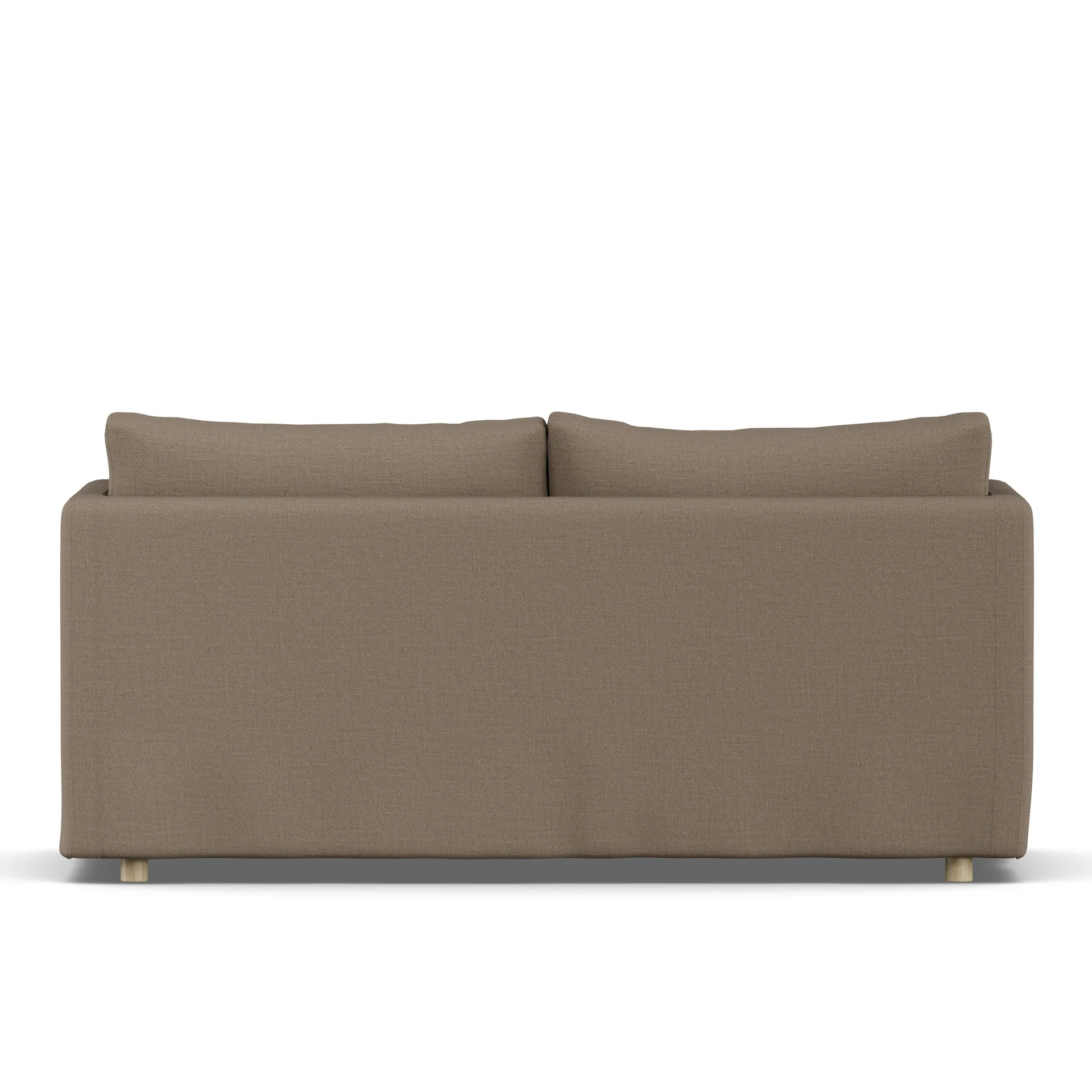 Linnevik sofa, Same Mole 6674-hvidolieret eg, 2-pers., med skørt 1898