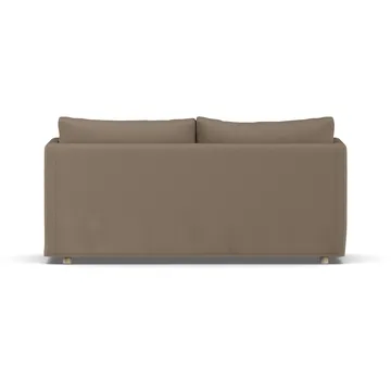 Linnevik sofa - Same Mole 6674-hvidolieret eg, 2-pers., med skørt - 1898