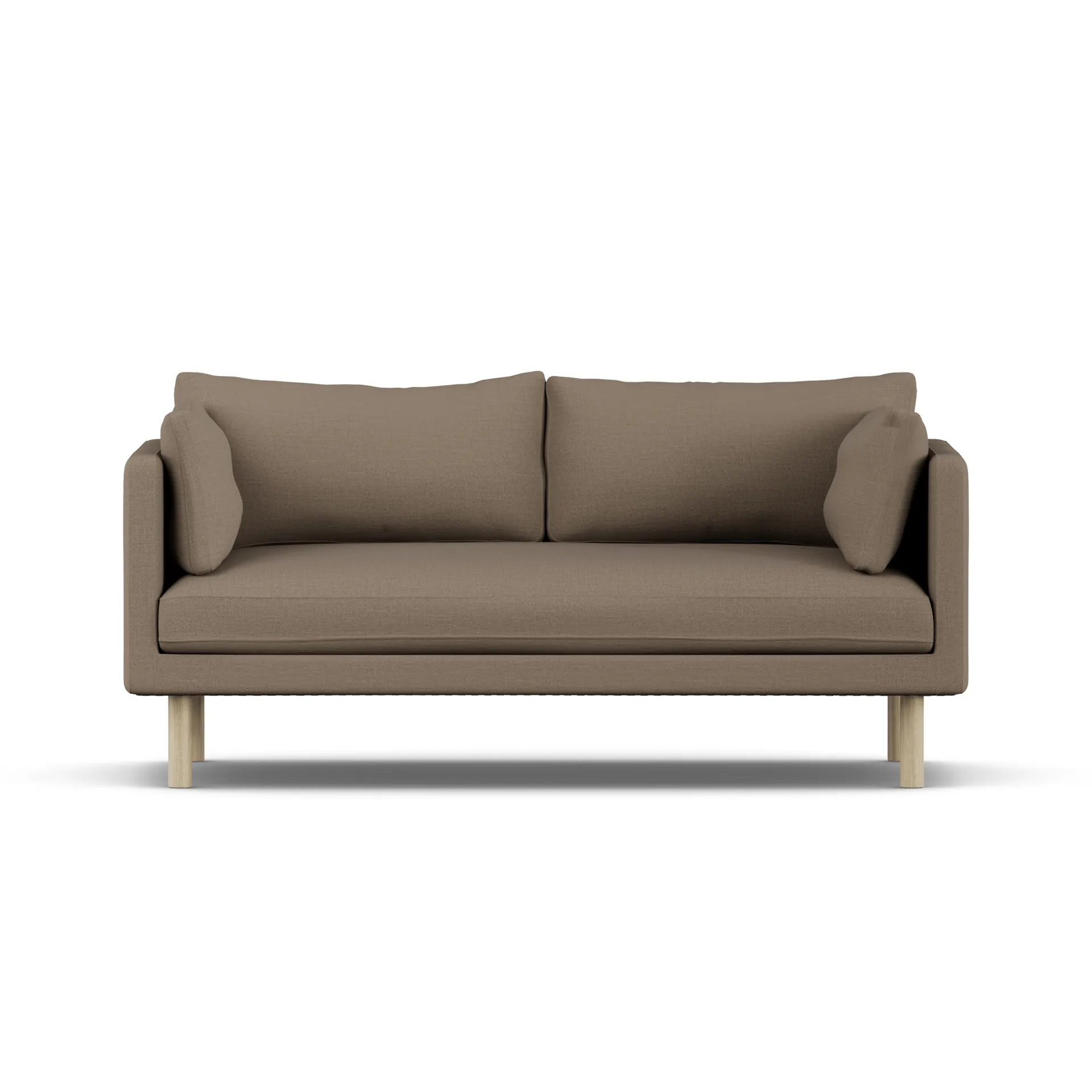 Linnevik sofa, Same Mole 6674-hvidolieret eg, 2-pers., uden skørt 1898