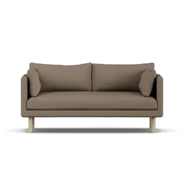 Linnevik sofa - Same Mole 6674-hvidolieret eg, 2-pers., uden skørt - 1898