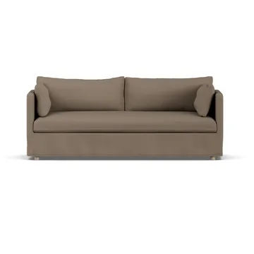 Linnevik sofa - Same Mole 6674-hvidolieret eg, 3-pers., med skørt - 1898