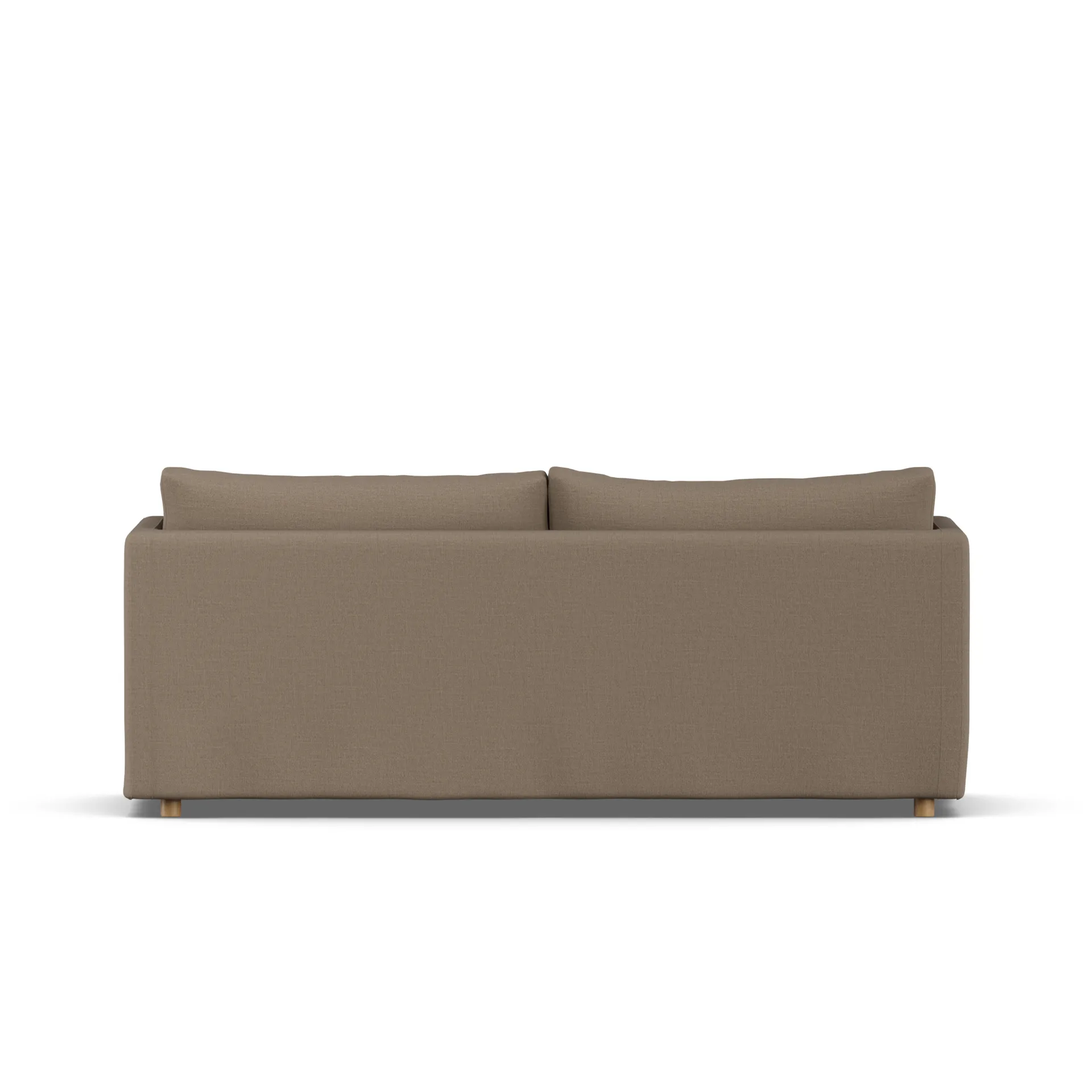 Linnevik sofa, Same Mole 6674-hvidolieret eg, 3-pers., med skørt 1898