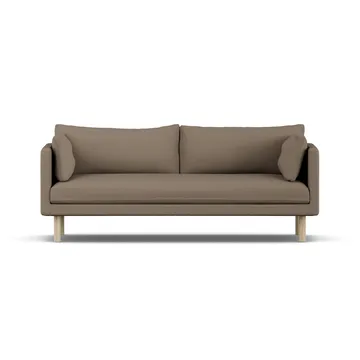 Linnevik sofa - Same Mole 6674-hvidolieret eg, 3-pers., uden skørt - 1898
