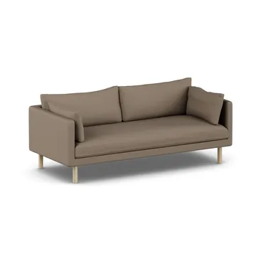 Linnevik sofa - Same Mole 6674-hvidolieret eg, 3-pers., uden skørt - 1898