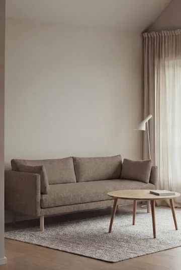 Linnevik sofa - Same Mole 6674-hvidolieret eg, 3-pers., uden skørt - 1898