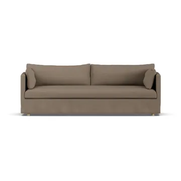 Linnevik sofa - Same Mole 6674-hvidolieret eg, 4-pers., med skørt - 1898