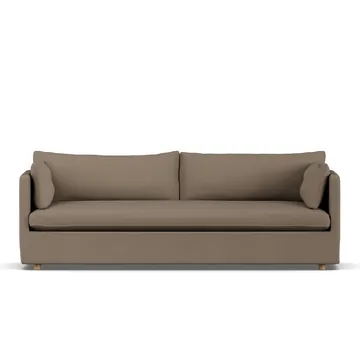 Linnevik sofa - Same Mole 6674-hvidolieret eg, 4-pers., med skørt - 1898