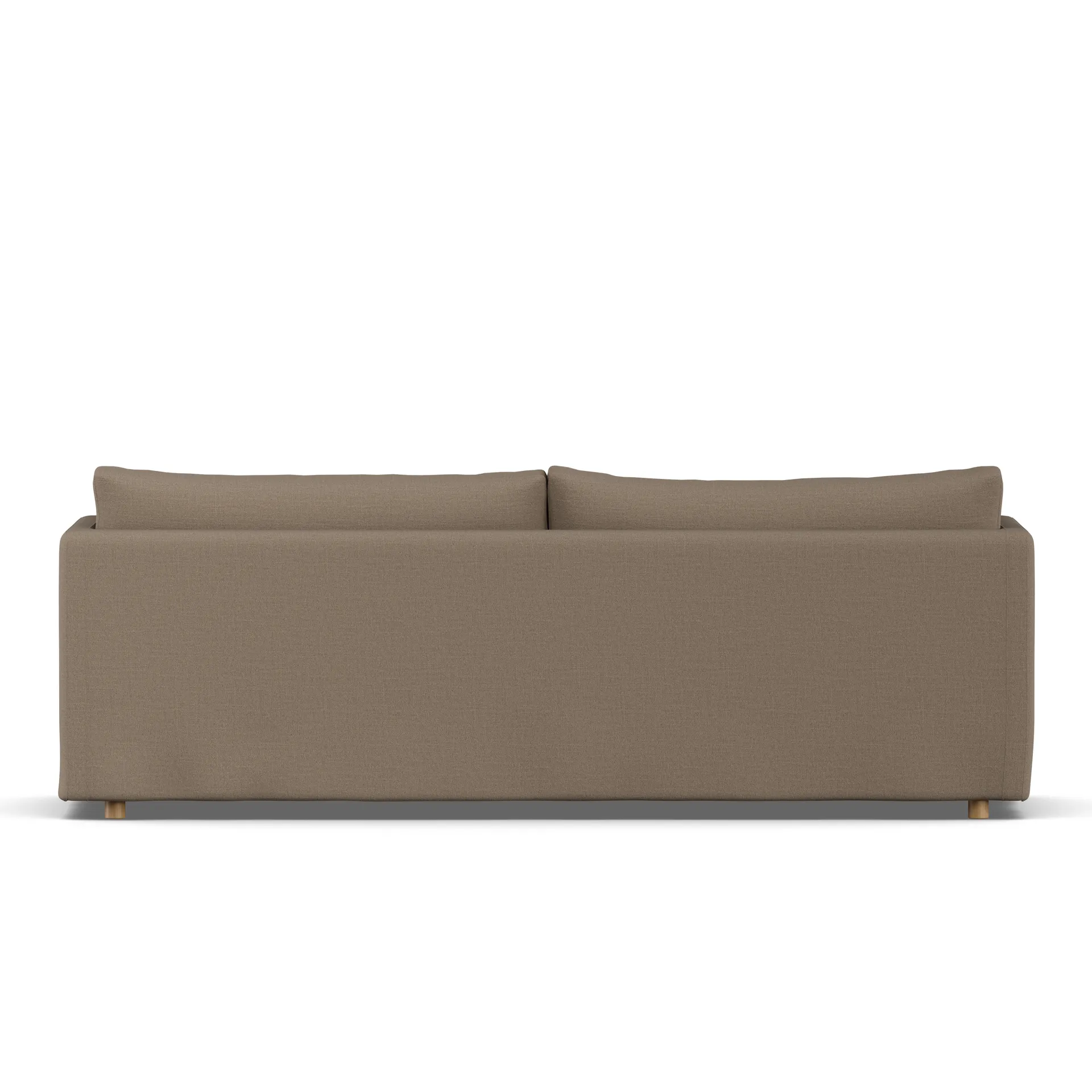 Linnevik sofa, Same Mole 6674-hvidolieret eg, 4-pers., med skørt 1898