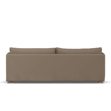 Linnevik sofa - Same Mole 6674-hvidolieret eg, 4-pers., med skørt - 1898