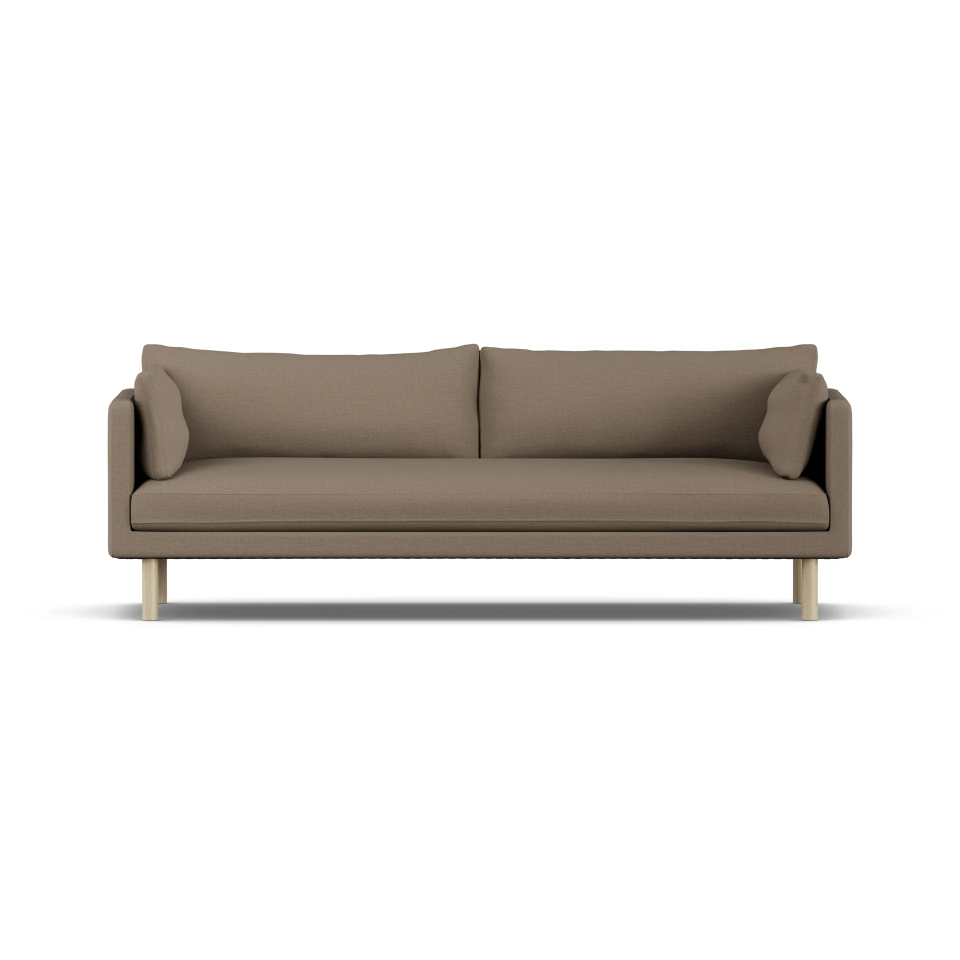 Linnevik sofa, Same Mole 6674-hvidolieret eg, 4-pers., uden skørt 1898