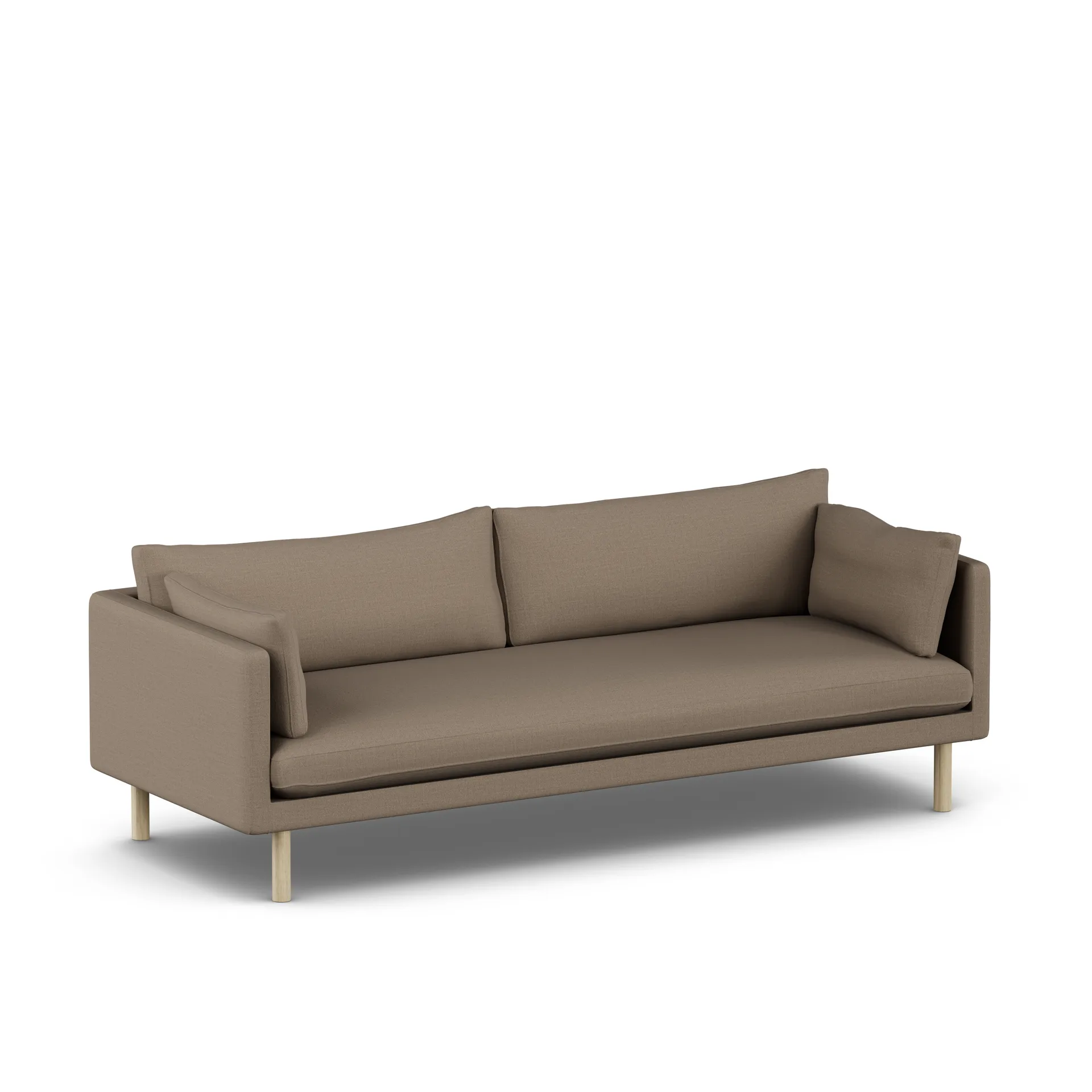 Linnevik sofa, Same Mole 6674-hvidolieret eg, 4-pers. 1898