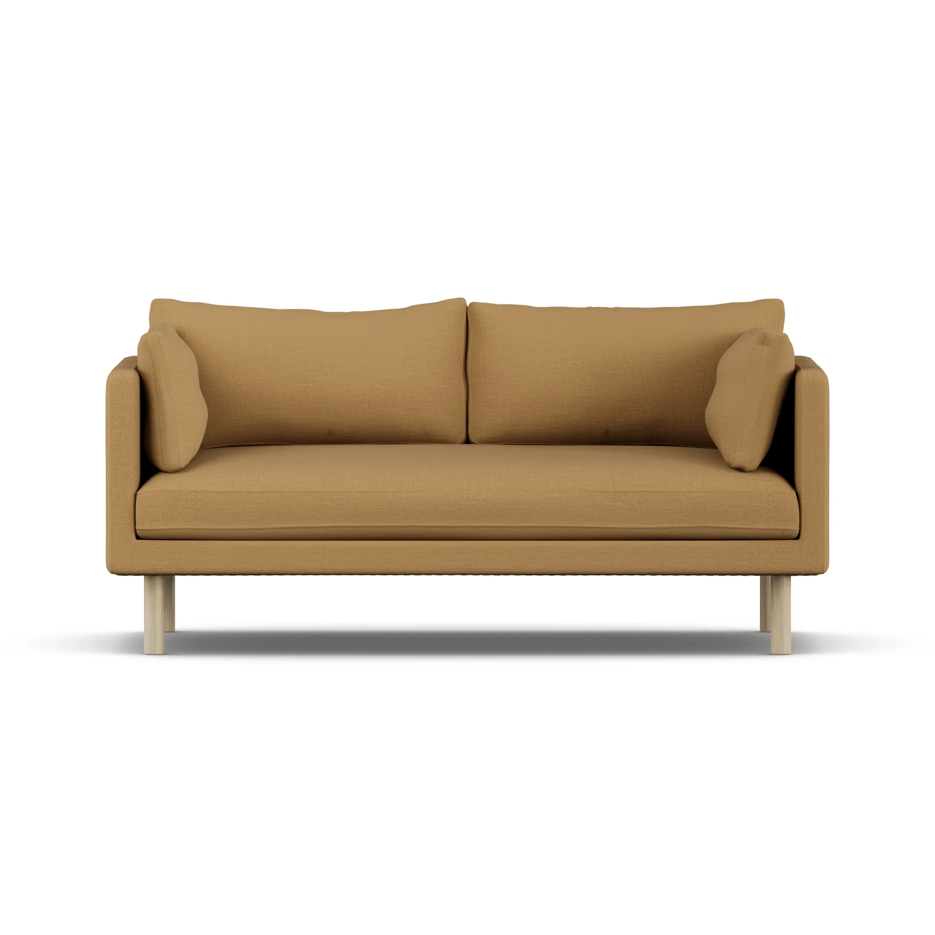 Linnevik sofa, Same Ochre 6676-hvidolieret eg, 2-pers., uden skørt 1898