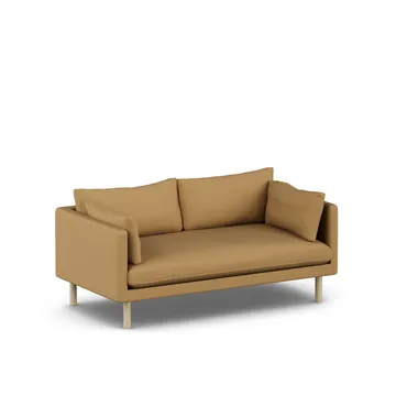 Linnevik sofa - Same Ochre 6676-hvidolieret eg, 2-pers. - 1898