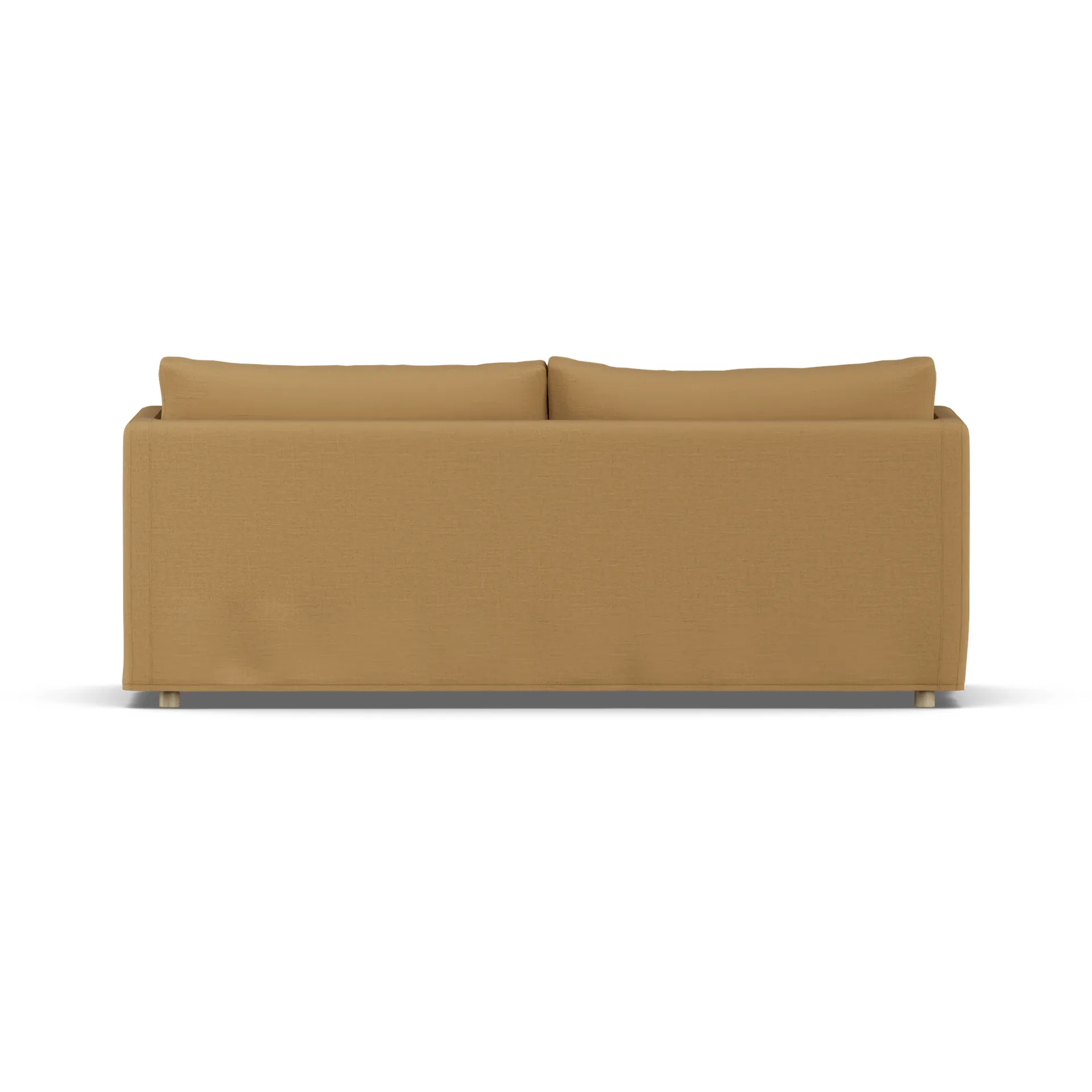 Linnevik sofa, Same Ochre 6676-hvidolieret eg, 3-pers., med skørt 1898