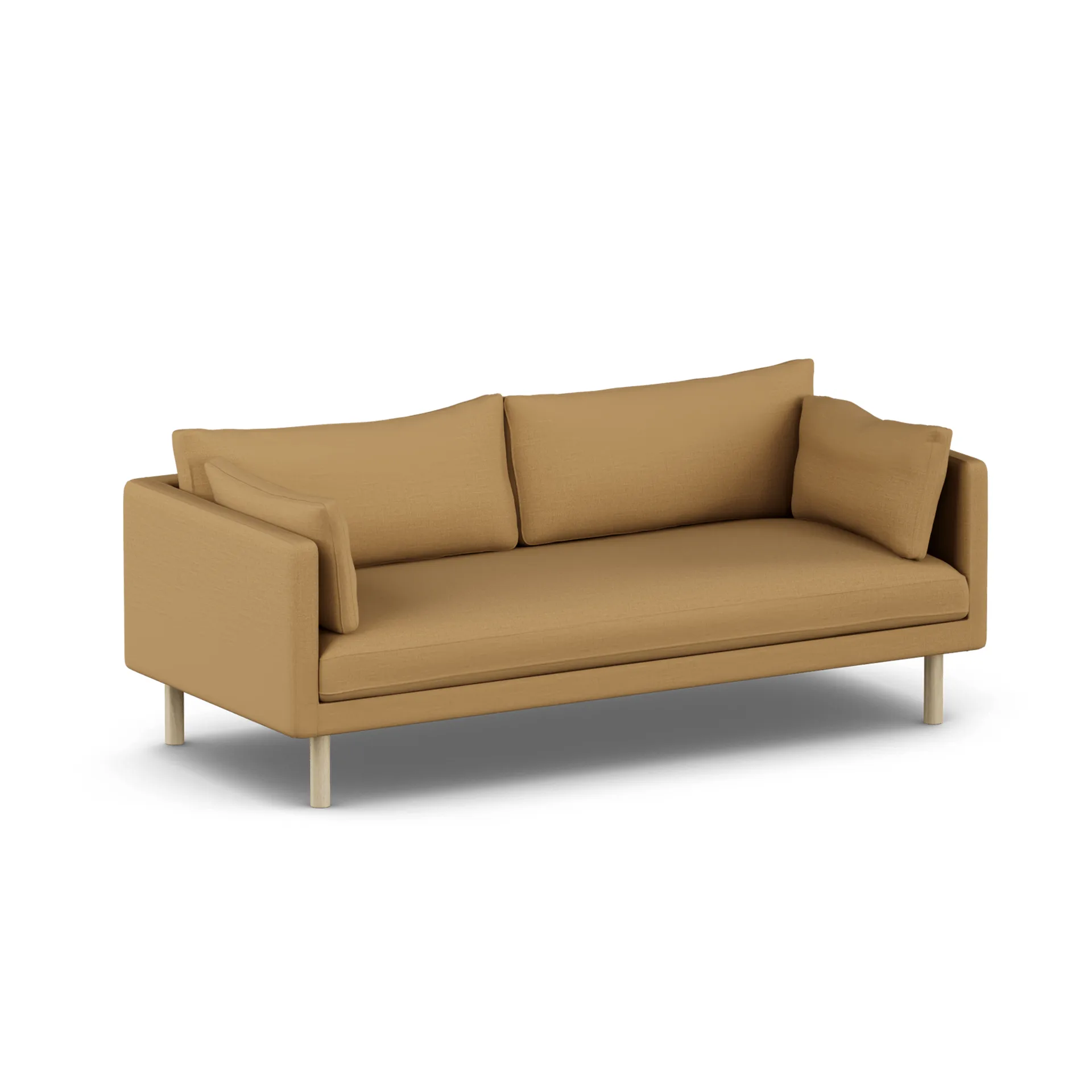 Linnevik sofa, Same Ochre 6676-hvidolieret eg, 3-pers., uden skørt 1898