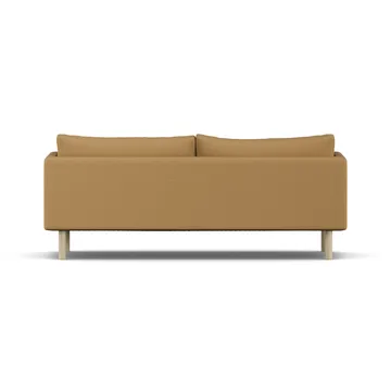 Linnevik sofa - Same Ochre 6676-hvidolieret eg, 3-pers., uden skørt - 1898