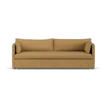 Linnevik sofa - Same Ochre 6676-hvidolieret eg, 4-pers., med skørt - 1898