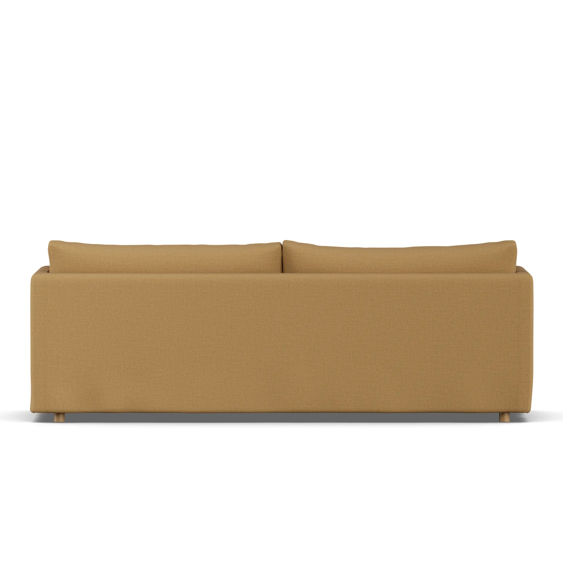 Linnevik sofa, Same Ochre 6676-hvidolieret eg, 4-pers., med skørt 1898