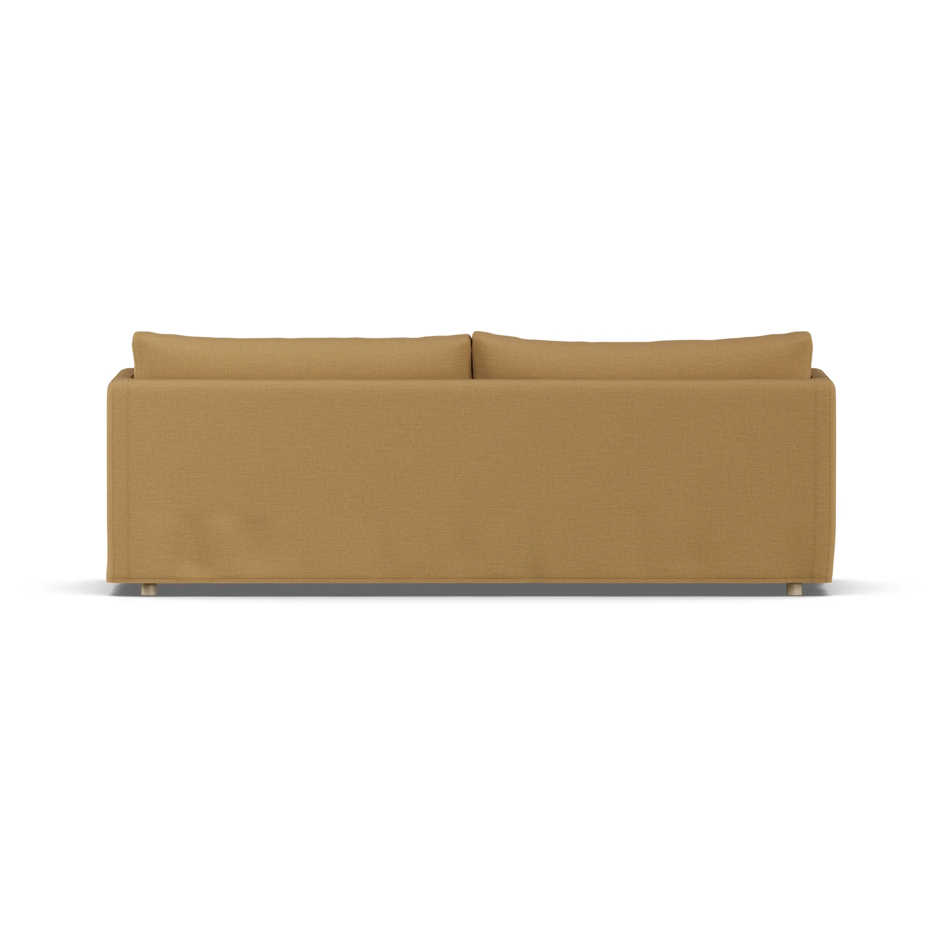 Linnevik sofa, Same Ochre 6676-hvidolieret eg, 4-pers., med skørt 1898