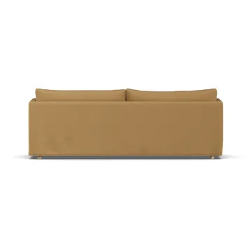Linnevik sofa - Same Ochre 6676-hvidolieret eg, 4-pers., med skørt - 1898