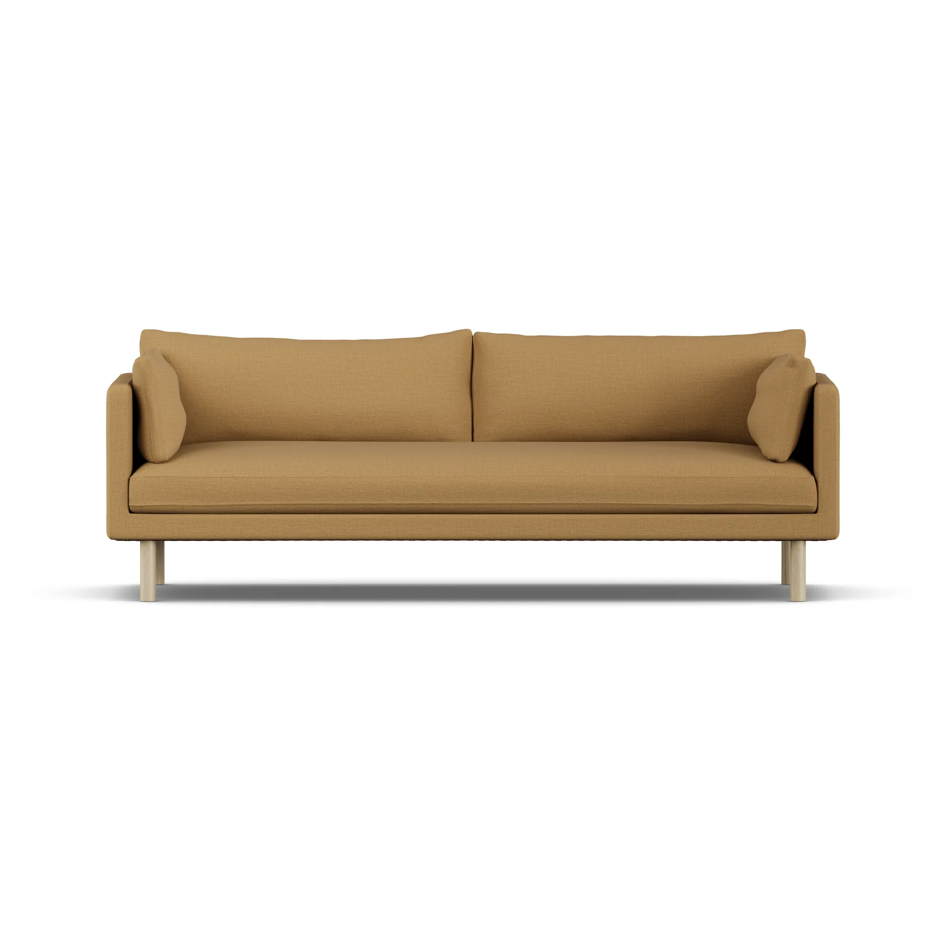 Linnevik sofa, Same Ochre 6676-hvidolieret eg, 4-pers., uden skørt 1898