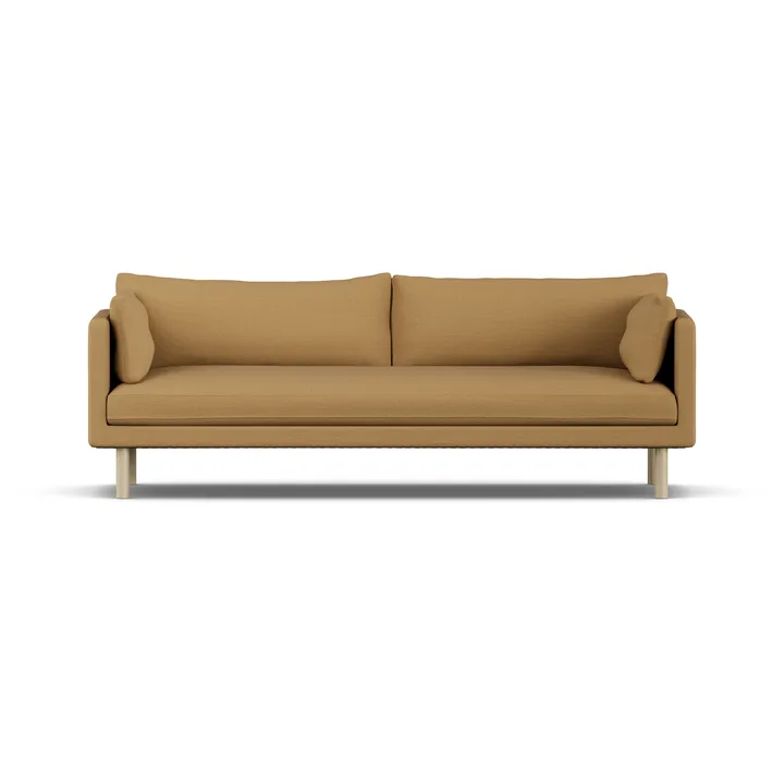 Linnevik sofa - Same Ochre 6676-hvidolieret eg, 4-pers. - 1898