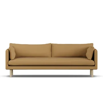 Linnevik sofa - Same Ochre 6676-hvidolieret eg, 4-pers. - 1898