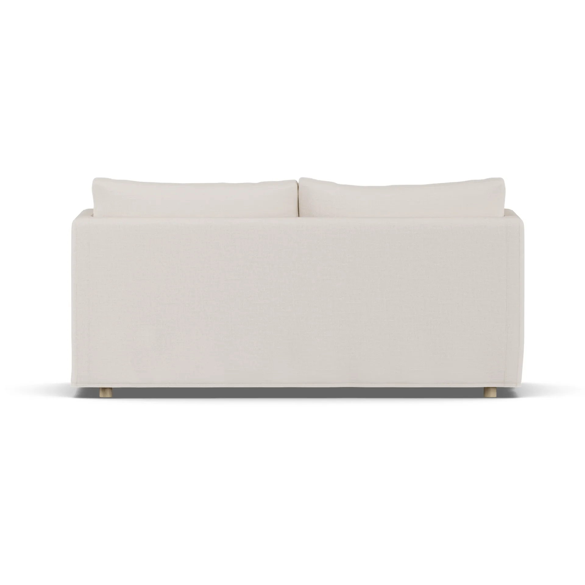 Linnevik sofa, Same Off White 6671-hvidolieret eg, 2-pers., med skørt 1898