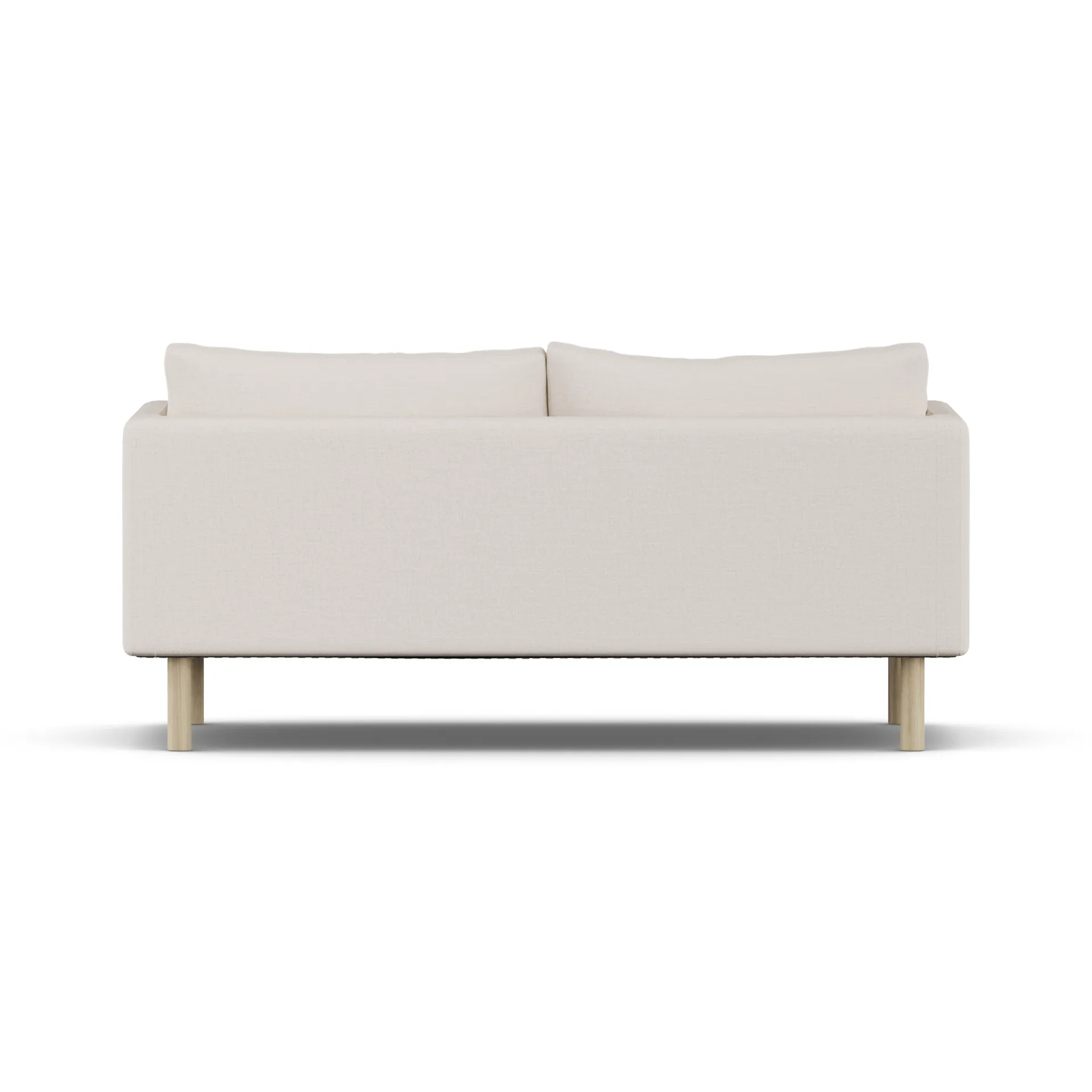 Linnevik sofa, Same Off White 6671-hvidolieret eg, 2-pers., uden skørt 1898